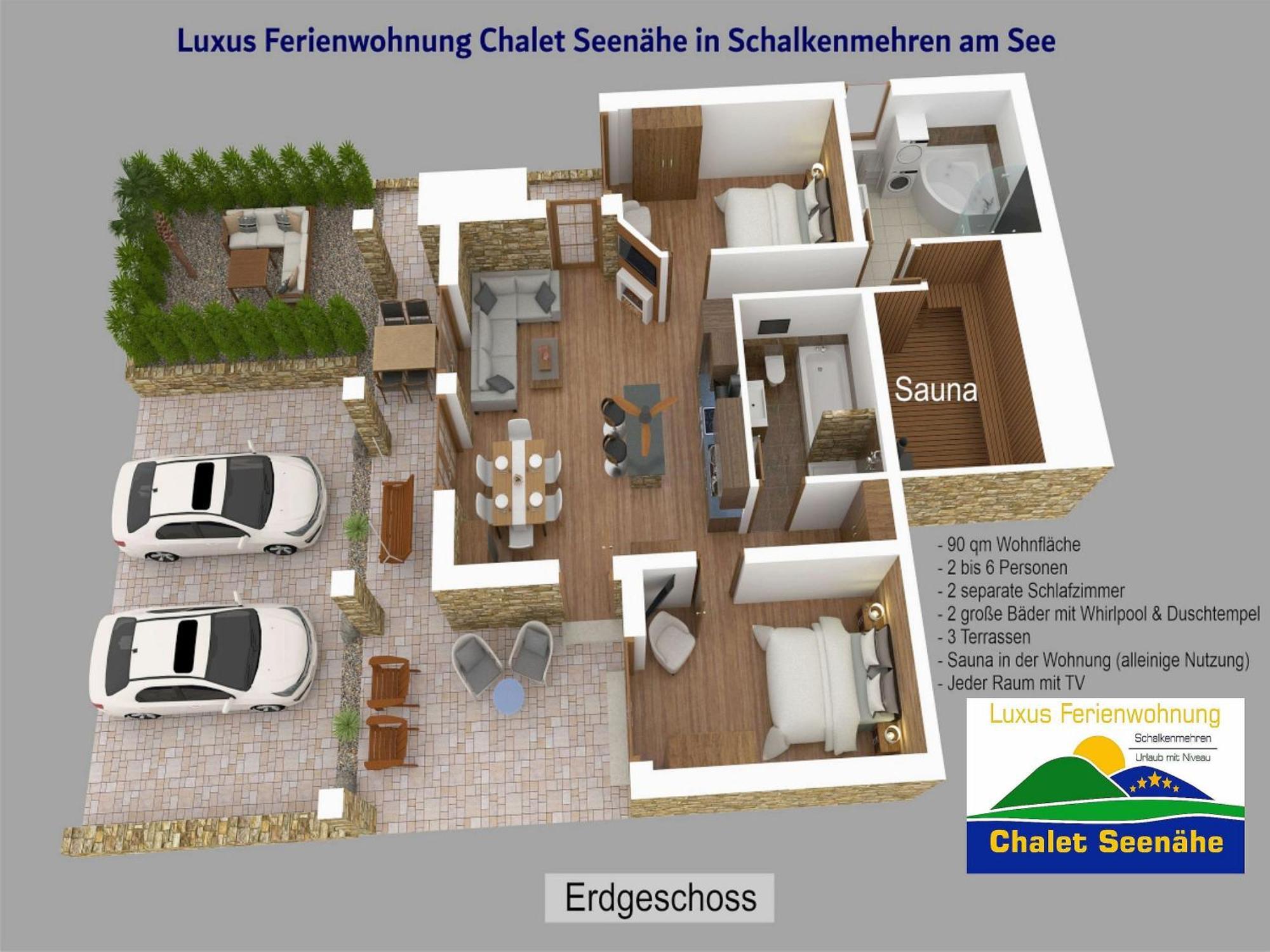 Luxus Ferienwohnung Chalet Seenaehe Шалькенмерен Екстер'єр фото